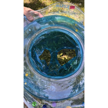 Надувной круг для плавания с трусиками для детей от 6 месяцев ГОЛУБОЙ