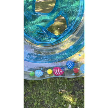 Надувной круг для плавания с трусиками для детей от 6 месяцев ГОЛУБОЙ