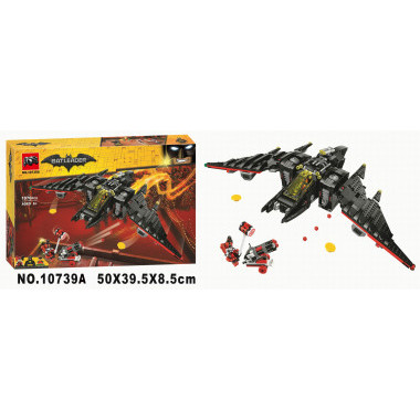 Конструктор Lari 10739 Бэтмолёт 1070 деталей. Конструктор Lari 10739 Бэтмолёт 1070 деталей.