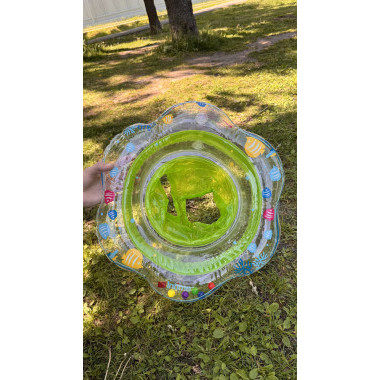 Надувной круг для плавания с трусиками для детей от 6 месяцев ЗЕЛЕНЫЙ