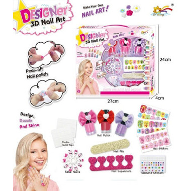 Маникюрный набор "Nail ART-3" лак +дизайн, пилка  в кор. 27х4х24 см Маникюрный набор "Nail ART-3" лак +дизайн, пилка  в кор. 27х4х24 см