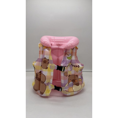 Жилет для плавания &quot;Капибара&quot; РОЗОВЫЙ 61 см