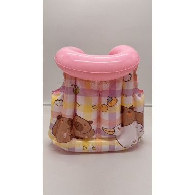 Жилет для плавания &quot;Капибара&quot; РОЗОВЫЙ 61 см