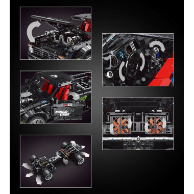 Конструктор Mould King 13082 Техника "Внедорожник" на р/у 3695 дет.