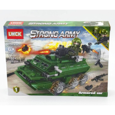 Конструктор 90008 LWCK &quot;Военная техника&quot; 8 шт в упаковке 26х19х4.5 см