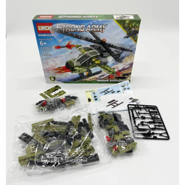 Конструктор 90008 LWCK &quot;Военная техника&quot; 8 шт в упаковке 26х19х4.5 см