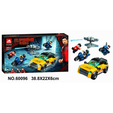 Конструктор BELA 60096 Super Heroes «Побег от Десяти колец» 345 дет. 38х22х6 см Конструктор BELA 60096 Super Heroes «Побег от Десяти колец» 345 дет. 38х22х6 см