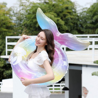 Надувной круг &quot;Русалочка с блестками&quot; 70см