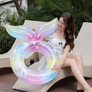 Надувной круг &quot;Русалочка с блестками&quot; 70см