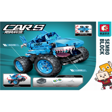Конструктор Sembo 701911C Техника "Q Car Гигантская акула Ханьхай" на р/у 546 дет. Конструктор Sembo 701911C Техника "Q Car Гигантская акула Ханьхай" на р/у 546 дет.