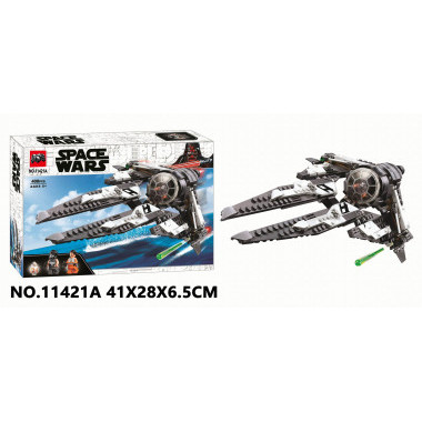 Конструктор Lari 11421 Star Wars "Перехватчик СИД Чёрного аса" 408 дет. 41х28х7см Конструктор Lari 11421 Star Wars "Перехватчик СИД Чёрного аса" 408 дет. 41х28х7см