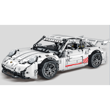 Конструктор MORK "Белый Porsche GT" 1268 деталей Конструктор MORK "Белый Porsche GT" 1268 деталей