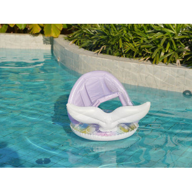 Круг надувной с трусиками и капюшоном &quot;Русалочка&quot; для малышей