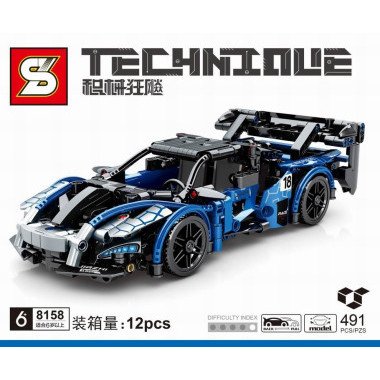 Конструктор Sembo 701506 Техника "Гоночная машина McLaren Senna" 491 дет. 43х33х7 см Конструктор Sembo 701506 Техника "Гоночная машина McLaren Senna" 491 дет. 43х33х7 см