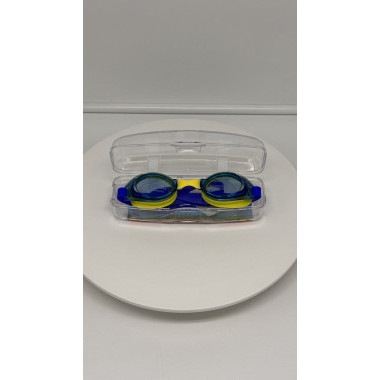 Очки для плавания с футляром СИНИЙ
