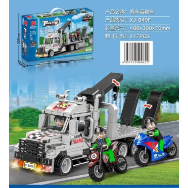 Конструктор BBlock XJ-849F Техника &quot;Эвакуатор&quot; 417 дет. 48x70x30 см