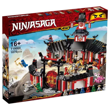 Конструктор Lepin T19064 Ниндзяго Храм Кружитцу 1070дет.
