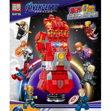 Конструктор PRCK 64116 Супергерои "Перчатка Бесконечности" 16 шт в упак. Конструктор PRCK 64116 Супергерои "Перчатка Бесконечности" 16 шт в упак.