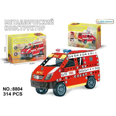 Конструктор металлический 8804 МЧС 314 дет. 35х27х6.5 Конструктор металлический 8804 МЧС 314 дет. 35х27х6.5