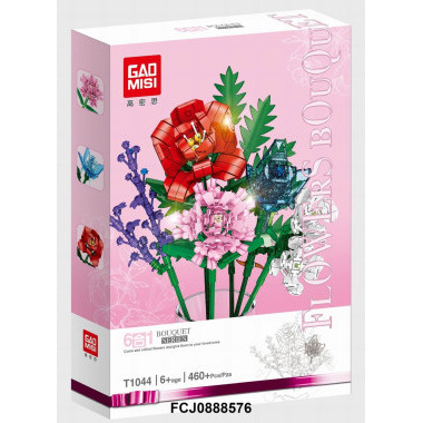 Конструктор GaoMisi T1044A Цветы "Красочный букет" 460 дет. Конструктор GaoMisi T1044A Цветы "Красочный букет" 460 дет.