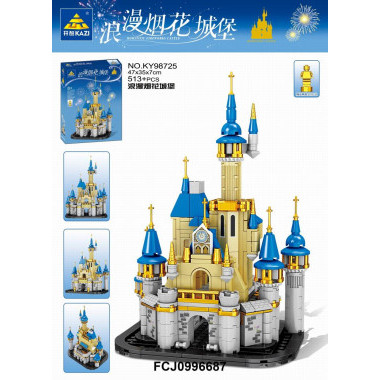 Конструктор KAZI 98725 Принцессы Замок Дисней 513 деталей 47х35х7 см Конструктор KAZI 98725 Принцессы Замок Дисней 513 деталей 47х35х7 см