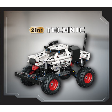 Конструктор Bela 22150 Техника "Monster Jam Monster Mutt Dalmatian 2в1" 244 дет 16х9х14 см Конструктор Bela 22150 Техника "Monster Jam Monster Mutt Dalmatian 2в1" 244 дет 16х9х14 см