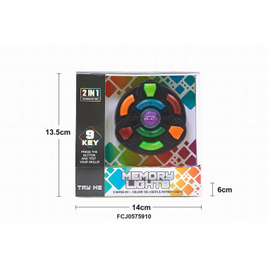Игра-головоломка Memory lights для развития памяти 9 кнопок Игра-головоломка Memory lights для развития памяти 9 кнопок