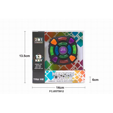 Игра-головоломка Memory lights для развития памяти 13 кнопок Игра-головоломка Memory lights для развития памяти 13 кнопок