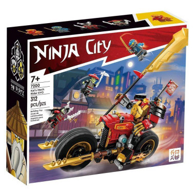 Конструктор 7200 Lepin Ниндзяго "Робот-гонщик ЭВО Кая" 312 дет. Конструктор 7200 Lepin Ниндзяго "Робот-гонщик ЭВО Кая" 312 дет.