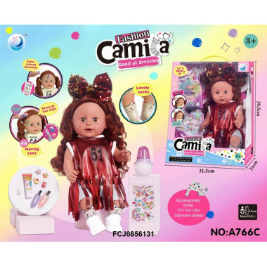 Кукла многофункциональная Камилла с аксессуарами винил 31х12х47 Кукла многофункциональная Камилла с аксессуарами винил 31х12х47