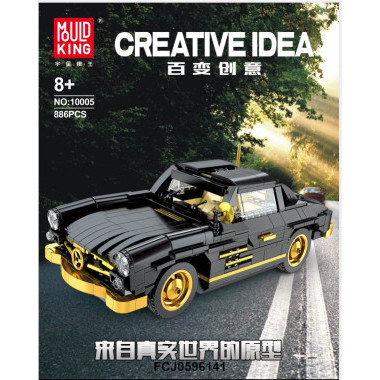 Конструктор Mould King 10005 Техника "Mercedes Benz 300SL Gullwing" 886 дет.