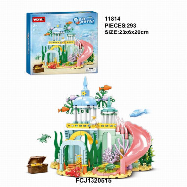 Конструктор Woma 11814 "Подводный замок" 293 детали Конструктор Woma 11814 "Подводный замок" 293 детали