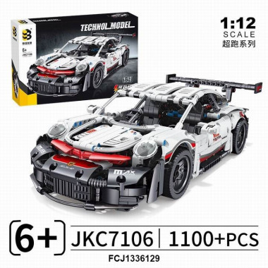 Конструктор JKC7106 Техника Порш 911 1:12 1100 дет. Конструктор JKC7106 Техника Порш 911 1:12 1100 дет.