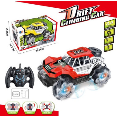 Машина "Climbing Car" на пульте управления, светящиеся колеса в кор. 29.9х16х15.7 см Машина "Climbing Car" на пульте управления, светящиеся колеса в кор. 29.9х16х15.7 см