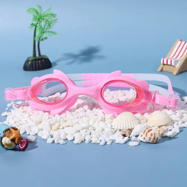 Очки для плавания с футляром (Розовый)