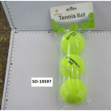 Мячик теннисный в пакете 3 шт Мячик теннисный в пакете 3 шт