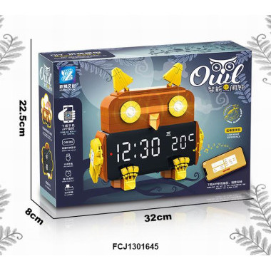 Конструктор BC-34 "Сова будильник" 286 дет 32х22.5х8 Конструктор BC-34 "Сова будильник" 286 дет 32х22.5х8