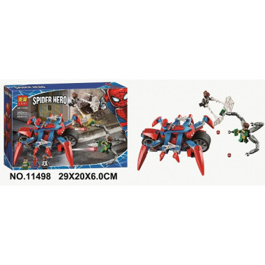 Конструктор LARI 11498 Super Heroes "Человек-паук против доктора Осьминога" 252 дет. 29х20х6 см Конструктор LARI 11498 Super Heroes "Человек-паук против доктора Осьминога" 252 дет. 29х20х6 см