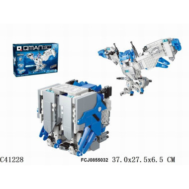 Конструктор Qman 41228 Птица - куб, 558 дет 37х28х7 см