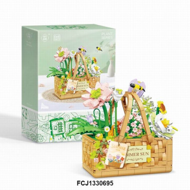 Конструктор "Букет в корзине Летнее солнце" Конструктор "Букет в корзине Летнее солнце"