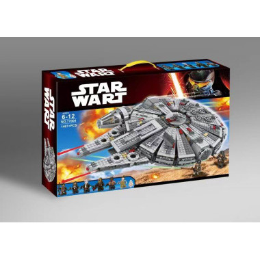 Конструктор Lepin 77004 Звездные войны Сокол Тысячелетия Конструктор Lepin 77004 Звездные войны Сокол Тысячелетия