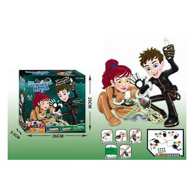 Игровой набор "Шпионская игра" замки+ наручники ключи в коробке 26х8.5х25см Игровой набор "Шпионская игра" замки+ наручники ключи в коробке 26х8.5х25см