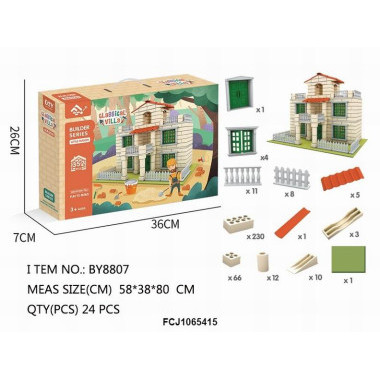 Конструктор DIY BY8807 Миниатюрный Домик 352 дет 32x26x7 Конструктор DIY BY8807 Миниатюрный Домик 352 дет 32x26x7