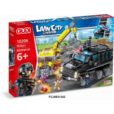 Конструктор GUDI 10206 Операция по спасению от ветра 903 дет.