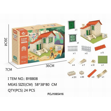 Конструктор DIY BY8808 Миниатюрный Домик 304 детали Конструктор DIY BY8808 Миниатюрный Домик 304 детали