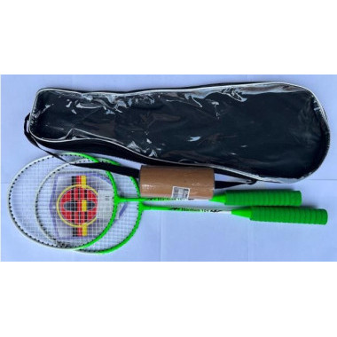 Бадминтон в сетке с набором воланчиков (Зеленый)