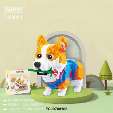 Конструктор Balody 18396 Питомцы "Корги" 997 дет. 13.5x15x8 см Конструктор Balody 18396 Питомцы "Корги" 997 дет. 13.5x15x8 см