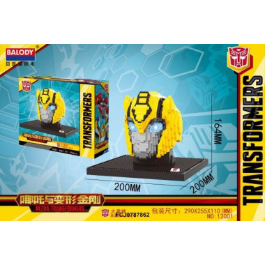 Конструктор Balody 12001 Супергерои "Бамбл Би" глаза светятся 1986 дет. 29x25.5x11 см Конструктор Balody 12001 Супергерои "Бамбл Би" глаза светятся 1986 дет. 29x25.5x11 см