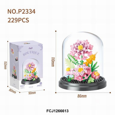 Конструктор YKO P2334 Цветы в колбе Цветочная история 229 дет. Конструктор YKO P2334 Цветы в колбе Цветочная история 229 дет.