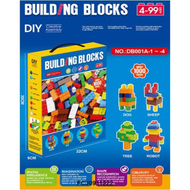 Конструктор 1000 деталей для мальчиков